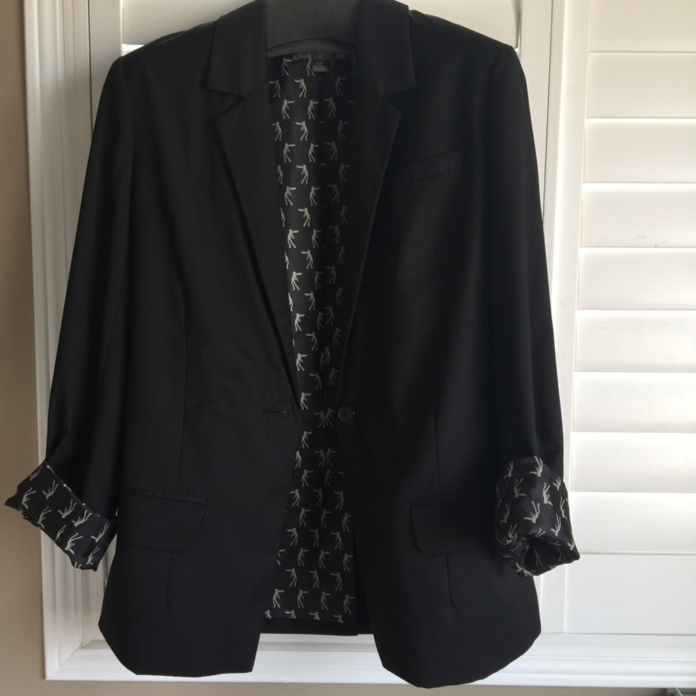 Forever 21 oversize black blazer